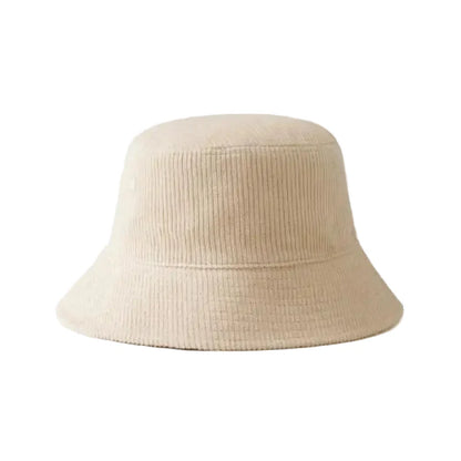 Belgrade Winter Corduroy Bucket Hat - Plain Pattern Warm Corduroy Style For Cold Weather