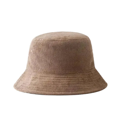 Belgrade Winter Corduroy Bucket Hat - Plain Pattern Warm Corduroy Style For Cold Weather