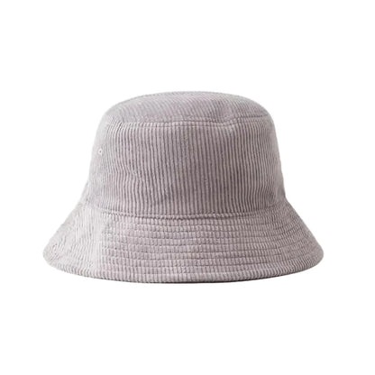Belgrade Winter Corduroy Bucket Hat - Plain Pattern Warm Corduroy Style For Cold Weather