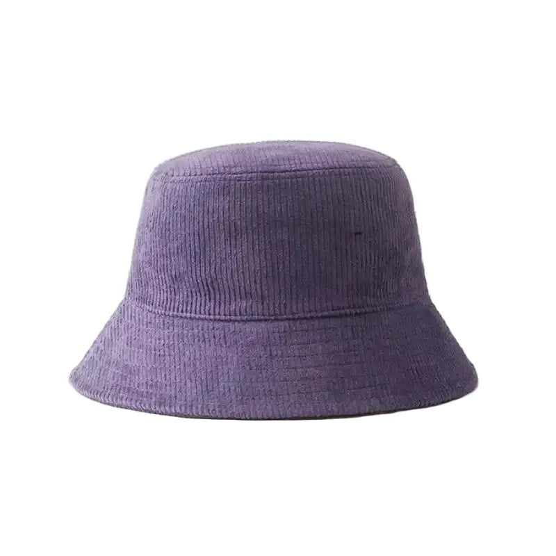 Belgrade Winter Corduroy Bucket Hat - Plain Pattern Warm Corduroy Style For Cold Weather