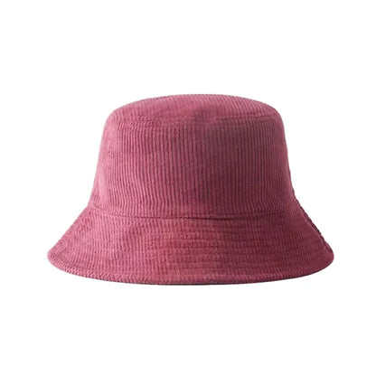 Belgrade Winter Corduroy Bucket Hat - Plain Pattern Warm Corduroy Style For Cold Weather