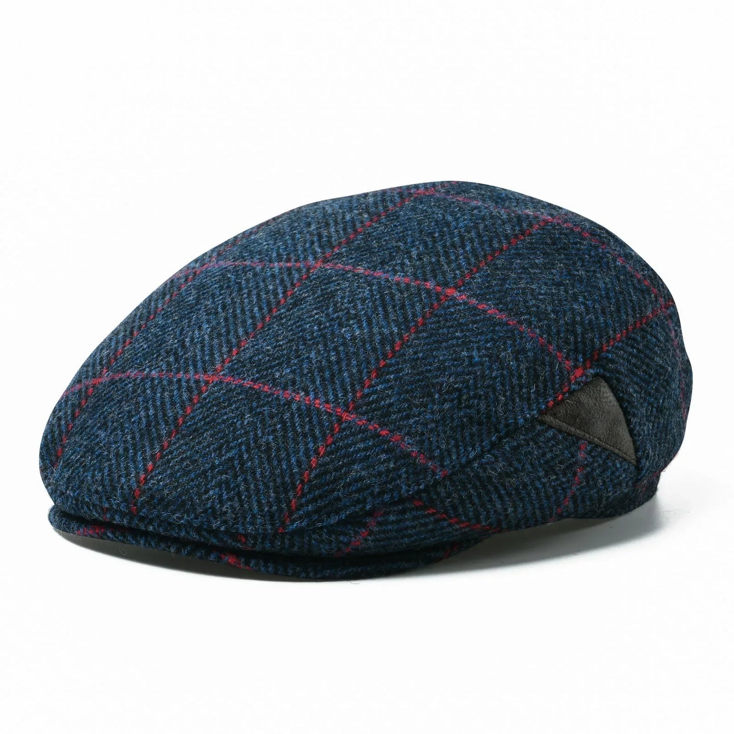Bellevue Herringbone Wool Flat Cap - Classic All Wool Warmth For Fall And Winter