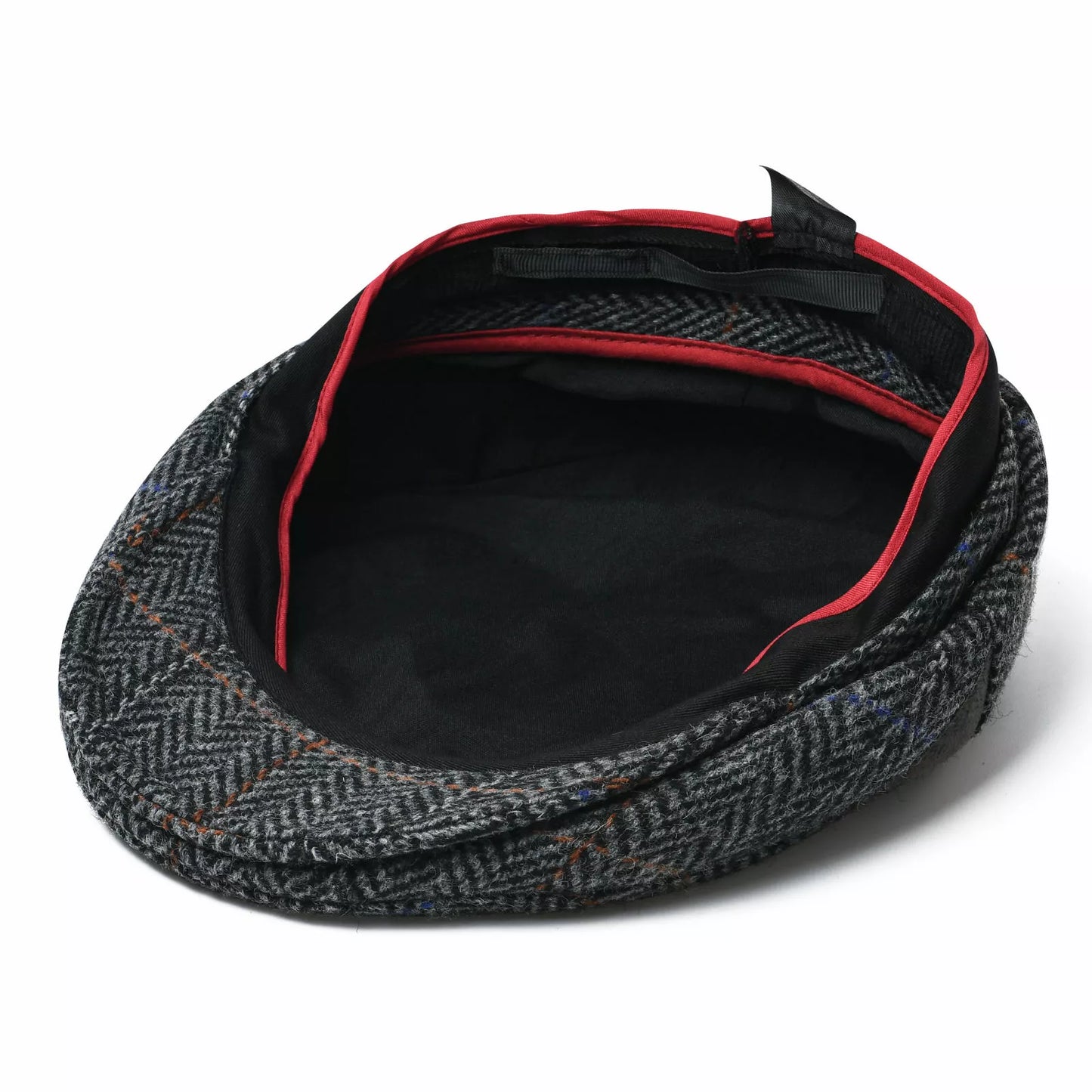 Bellevue Herringbone Wool Flat Cap - Classic All Wool Warmth For Fall And Winter