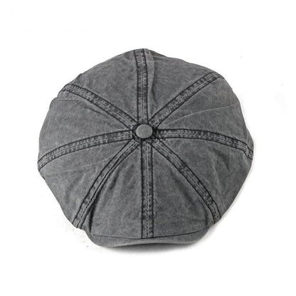 Bernard Cotton Newsboy Cap – Classic 8 Panel Flat Hat
