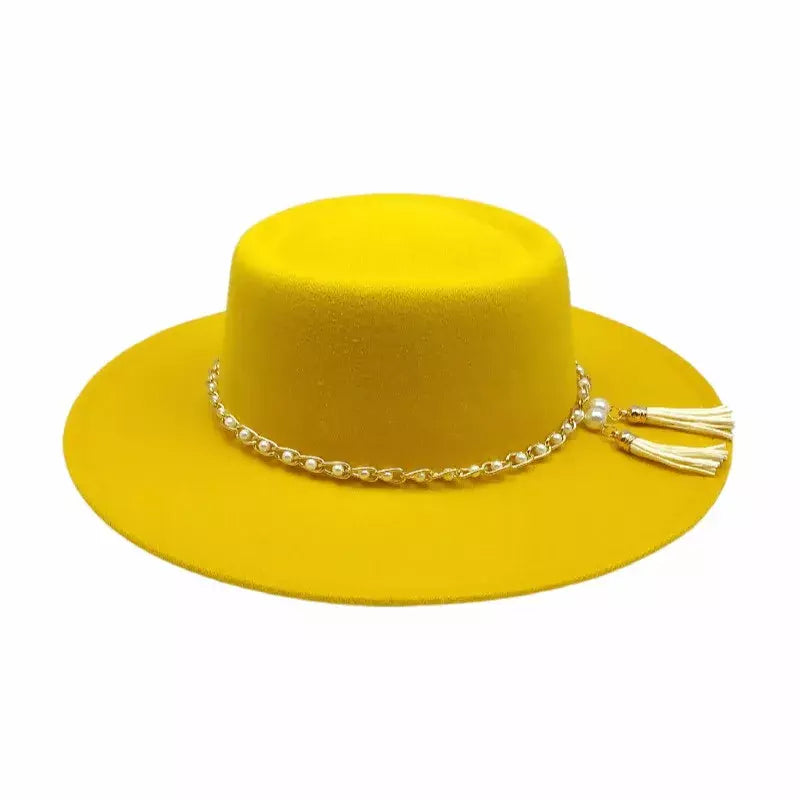 Besanzon Wide Brimmed Porkpie Hat - Classic Porkpie Silhouette With a Generous Brim