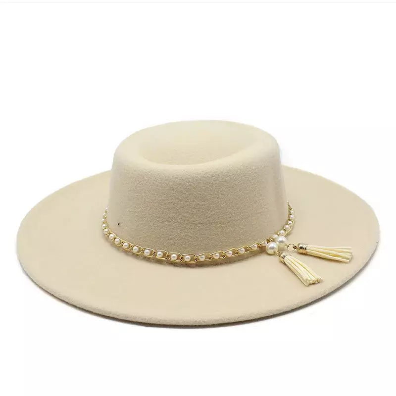 Besanzon Wide Brimmed Porkpie Hat - Classic Porkpie Silhouette With a Generous Brim