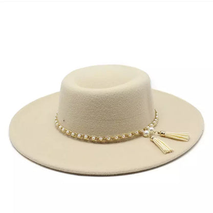 Besanzon Wide Brimmed Porkpie Hat - Classic Porkpie Silhouette With a Generous Brim