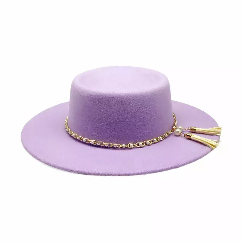 Besanzon Wide Brimmed Porkpie Hat - Classic Porkpie Silhouette With a Generous Brim