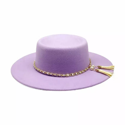 Besanzon Wide Brimmed Porkpie Hat - Classic Porkpie Silhouette With a Generous Brim