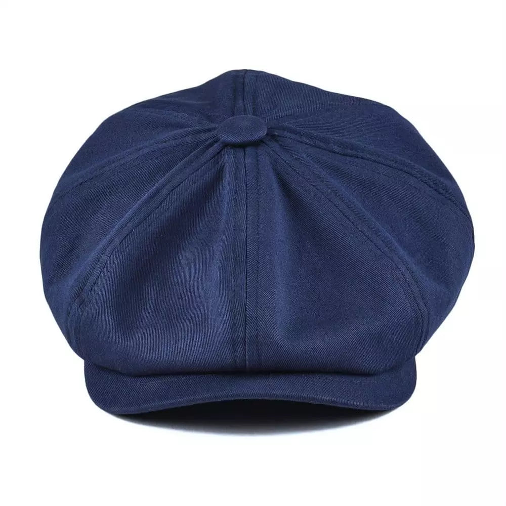 Birmingham Vintage Cotton Newsboy Cap – Classic Breathable Flat Cap