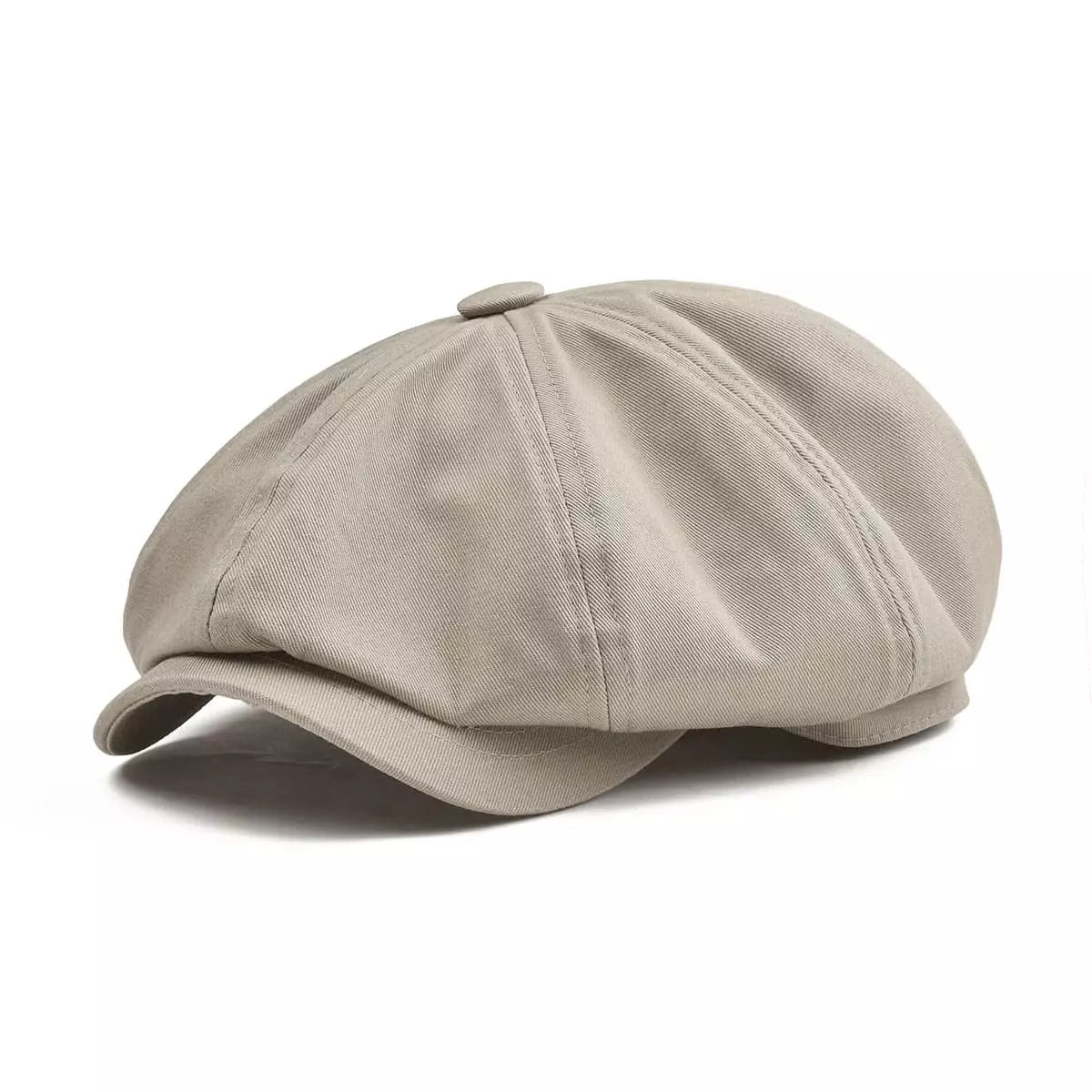 Birmingham Vintage Cotton Newsboy Cap – Classic Breathable Flat Cap