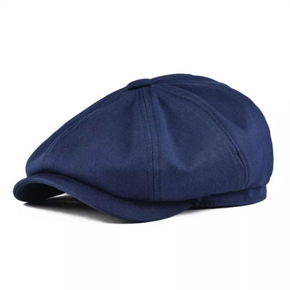 Birmingham Vintage Cotton Newsboy Cap – Classic Breathable Flat Cap