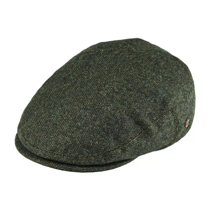 Birmingham Wool Herringbone Flat Cap – Warm Classic Ivy Cap