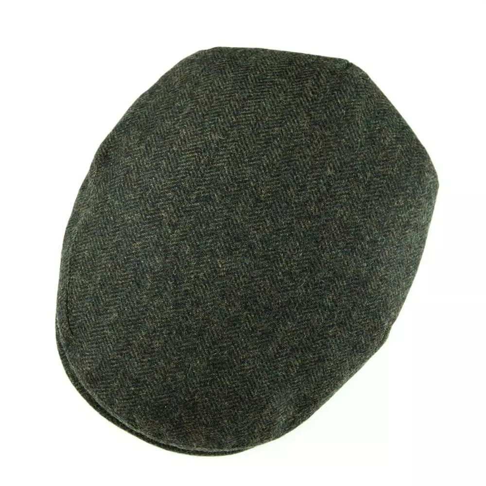 Birmingham Wool Herringbone Flat Cap – Warm Classic Ivy Cap
