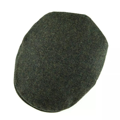 Birmingham Wool Herringbone Flat Cap – Warm Classic Ivy Cap