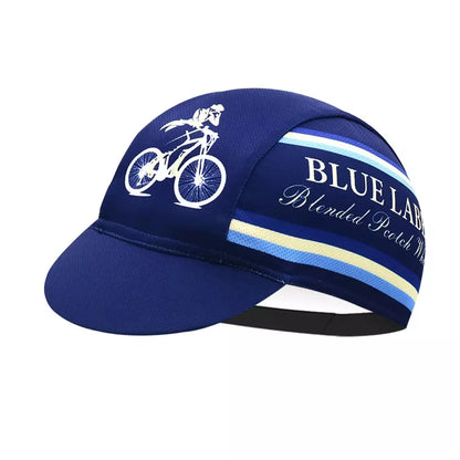 Blue Label Vintage Cycling Cap Breathable Acrylic Knit Lightweight Performance