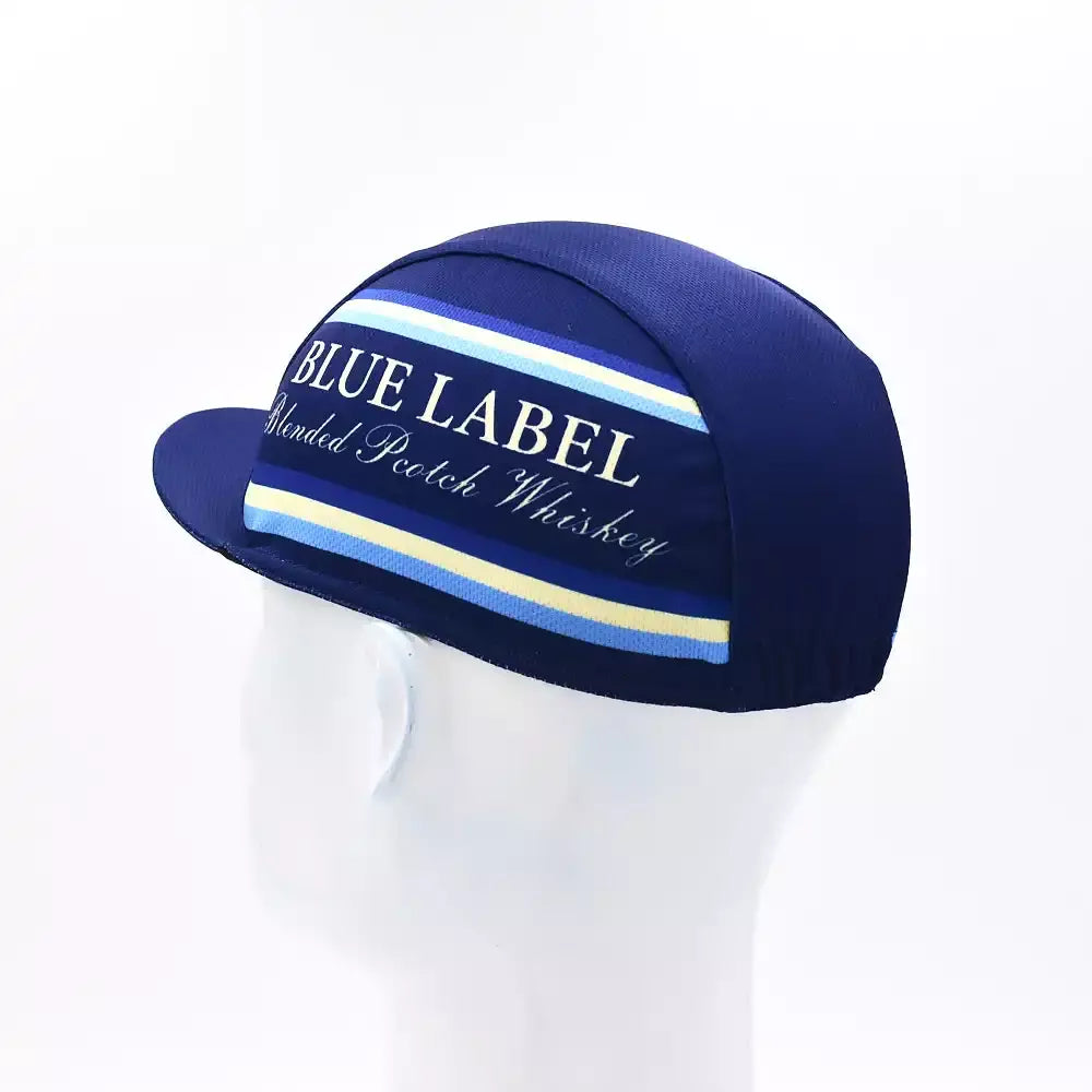 U Label Cap Blue Label Vintage Cycling Cap Breathable Acrylic Knit Lightweight Per