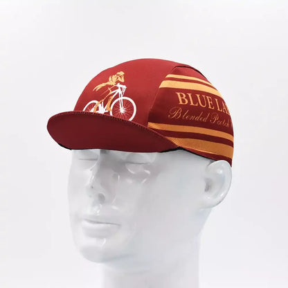 Blue Label Vintage Cycling Cap Breathable Acrylic Knit Lightweight Performance