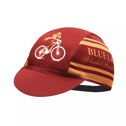 Blue Label Vintage Cycling Cap Breathable Acrylic Knit Lightweight Performance
