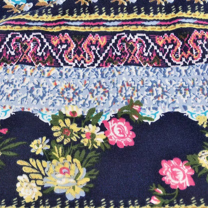 Boho Floral Snood Beanie Chic Cozy Knit Accessory - Urban Caps