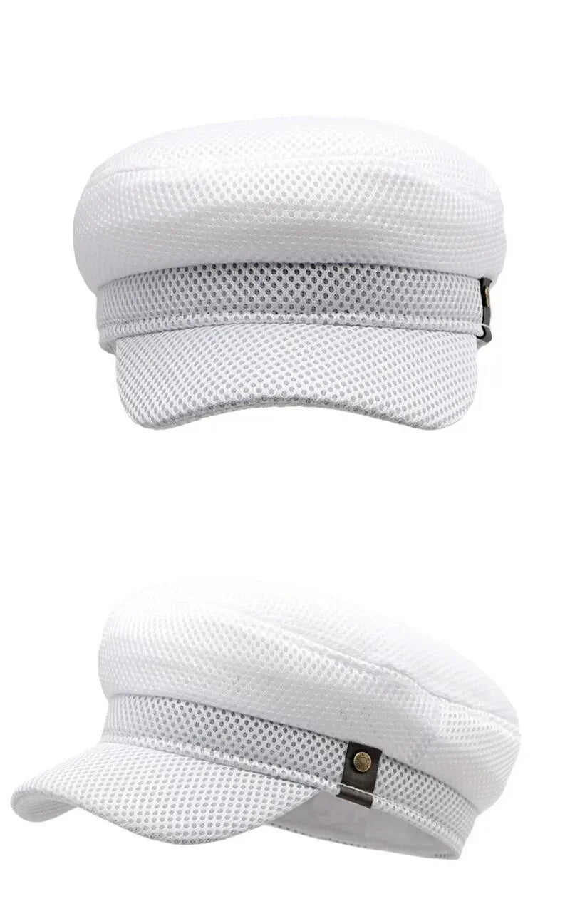 Boston Mesh Sailor Cap - Plain