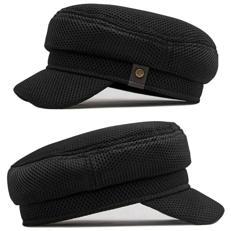 Boston Mesh Sailor Cap - Plain