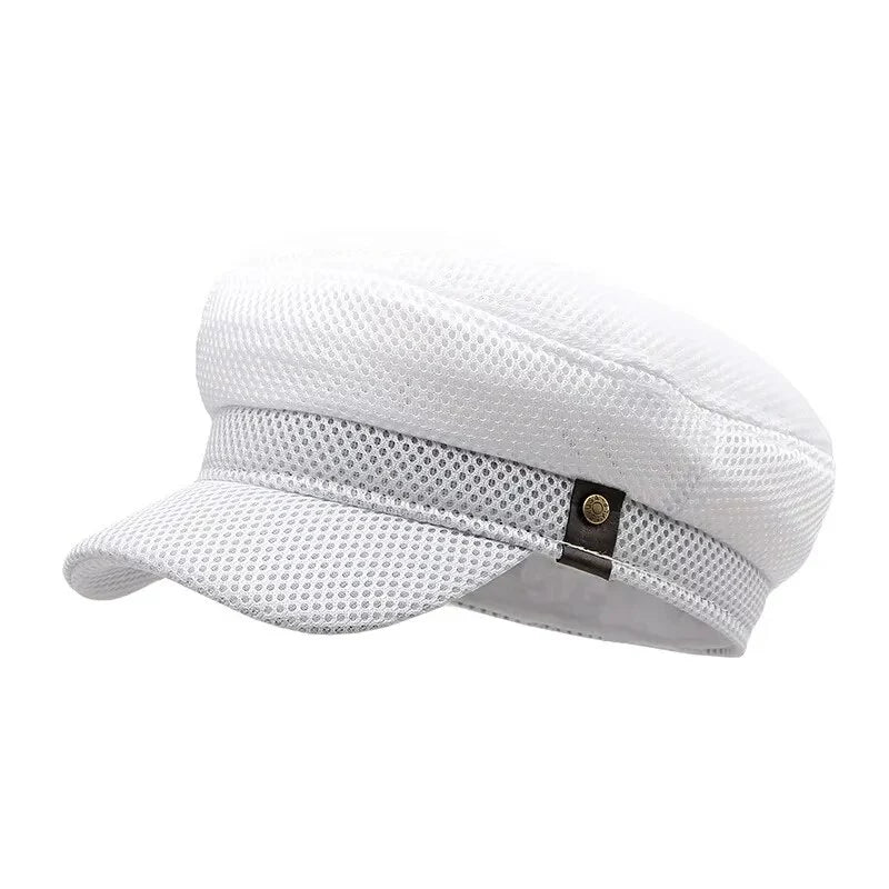 Boston Mesh Sailor Cap - Plain