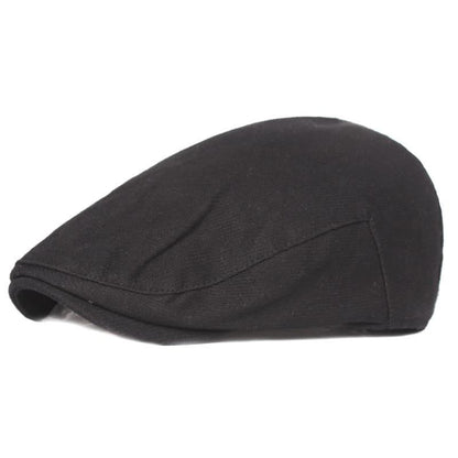 Bradford Plain Cotton Flat Cap - Classic and Versatile Cap for Casual Smart Looks