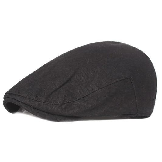 Bradford Plain Cotton Flat Cap - Classic and Versatile Cap for Casual Smart Looks