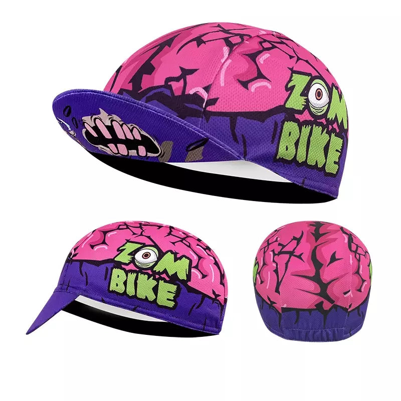 Brain Zom Bike Cycling Cap Moisture Management Quick Dry Warmth Acrylic Headwear