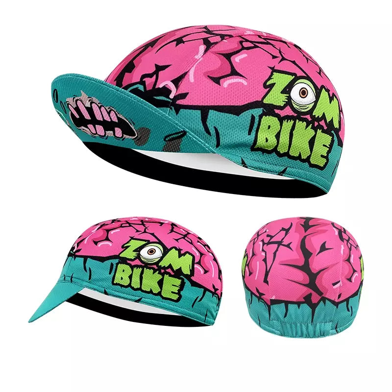 Brain Zom Bike Cycling Cap Moisture Management Quick Dry Warmth Acrylic Headwear