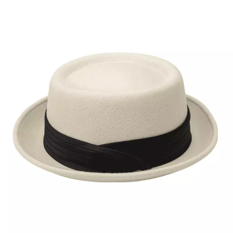 Bremen Wool Porkpie Hat - Timeless Wool Porkpie Hat for Smart Casual Style Refined Look