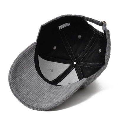 Brighton Corduroy Baseball Cap - Casual, All Day Comfort With Durable Corduroy Finish