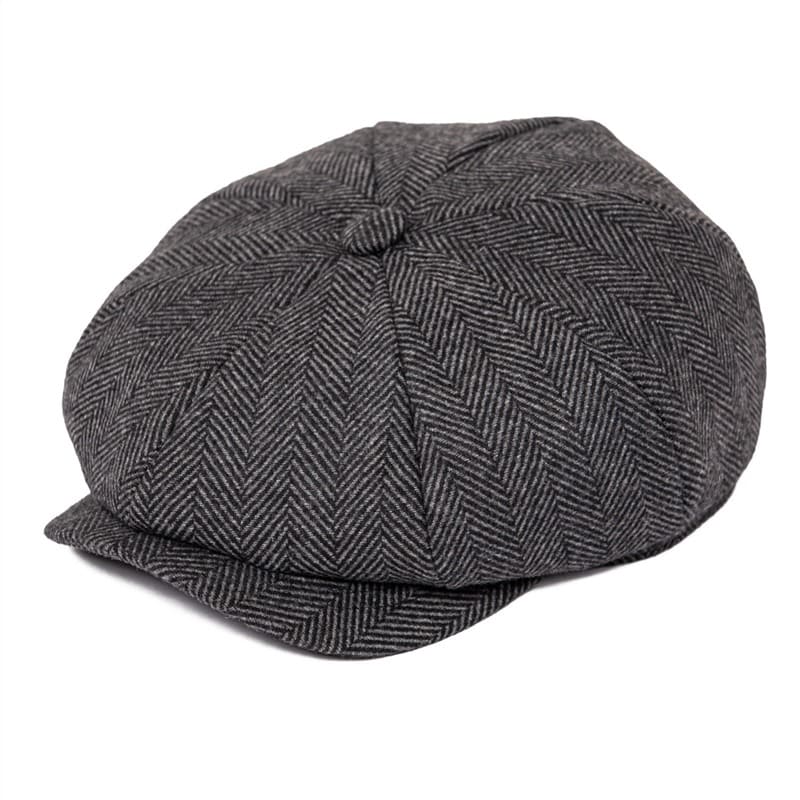 Brixton British Wool Newsboy Cap - Classic Wool Hat For Timeless Style