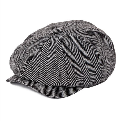 Brixton British Wool Newsboy Cap - Classic Wool Hat For Timeless Style