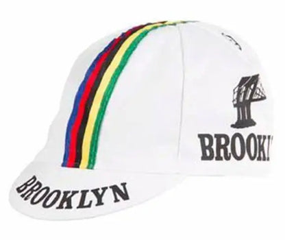 Brooklyn Team Cycling Hat City Style Performance Acrylic Elastic Fit 52 To 62 Cm