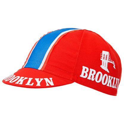Brooklyn Team Cycling Hat City Style Performance Acrylic Elastic Fit 52 To 62 Cm