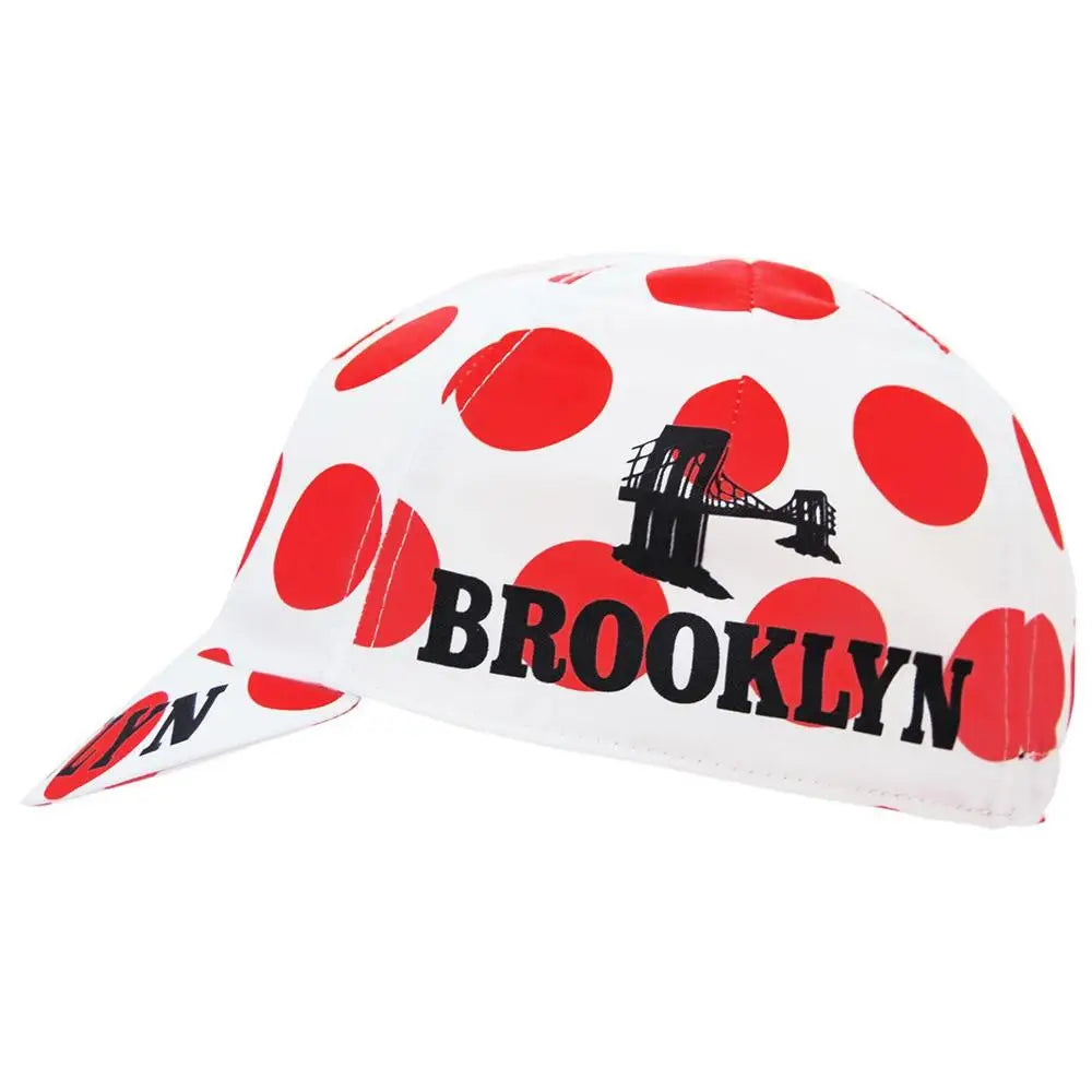Brooklyn Team Cycling Hat City Style Performance Acrylic Elastic Fit 52 To 62 Cm