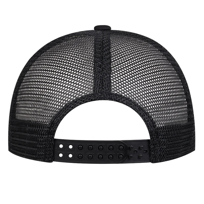 Brooklyn Black Trucker Cap - Casual Urban Style With Brooklyn Flair For Daily Use