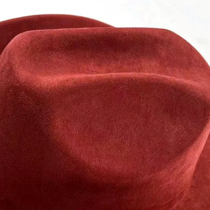 Bullhead Suede Cowboy Hat – Vegan Western Style Adjustable Hat