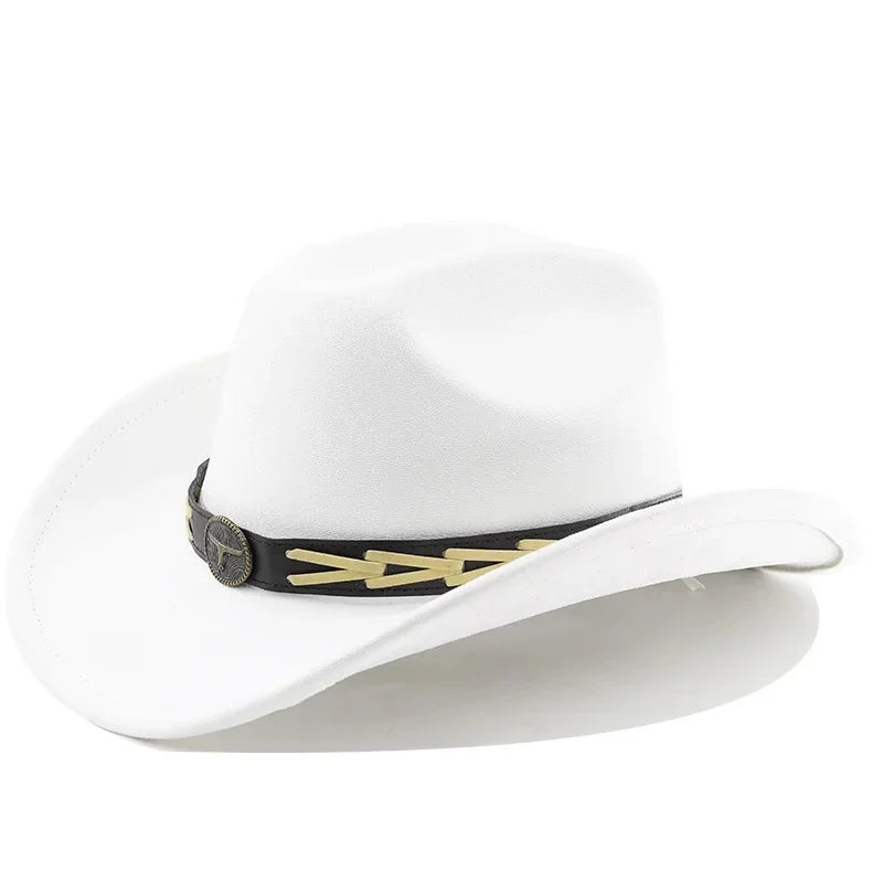 Bullhead Suede Cowboy Hat – Vegan Western Style Adjustable Hat