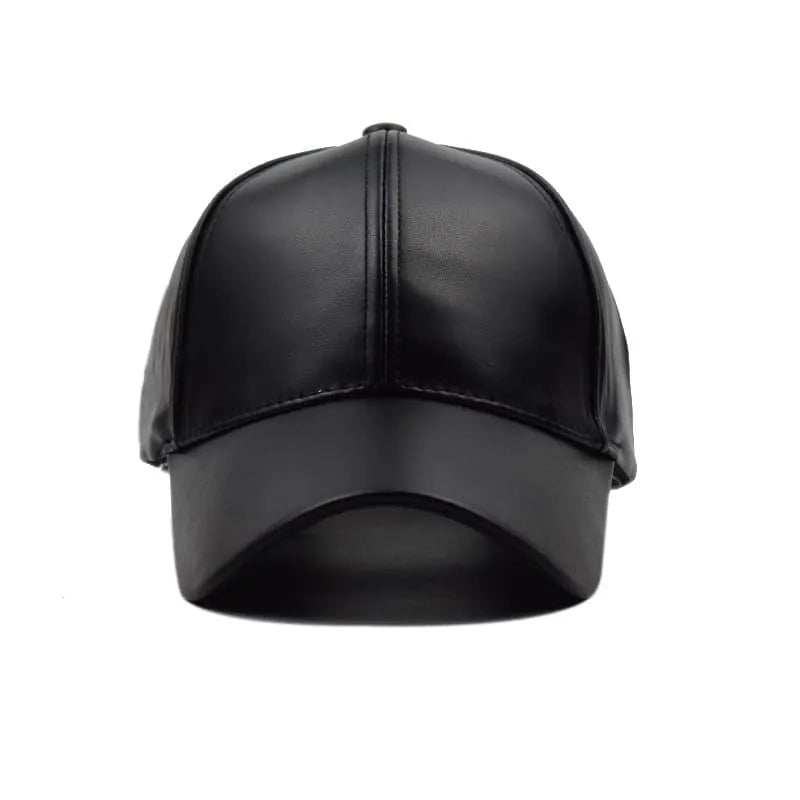Burbank Vegan Leather Baseball Cap – Adjustable Casual Streetwear Cap