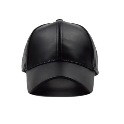 Burbank Vegan Leather Baseball Cap – Adjustable Casual Streetwear Cap