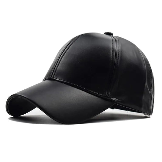 Burbank Vegan Leather Baseball Cap – Adjustable Casual Streetwear Cap