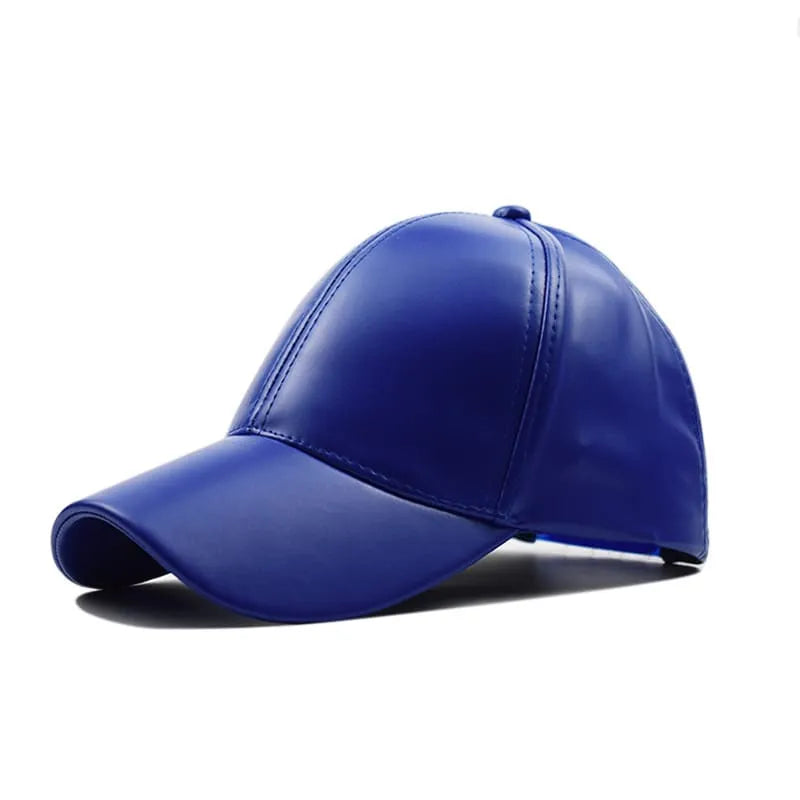 Burbank Vegan Leather Baseball Cap – Adjustable Casual Streetwear Cap