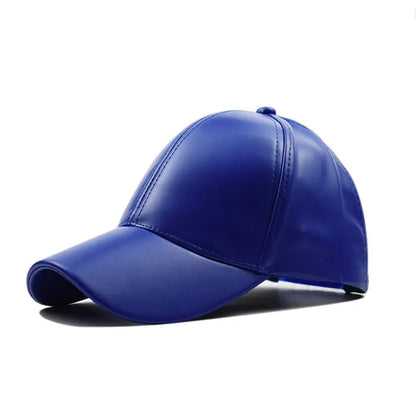 Burbank Vegan Leather Baseball Cap – Adjustable Casual Streetwear Cap