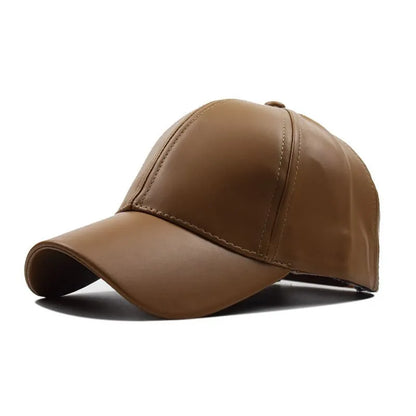 Burbank Vegan Leather Baseball Cap – Adjustable Casual Streetwear Cap