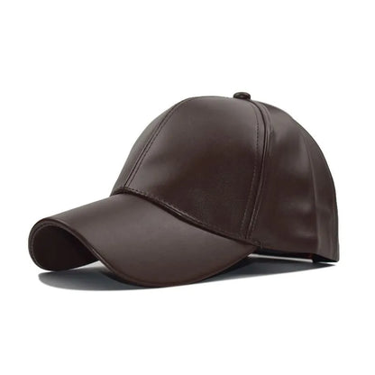 Burbank Vegan Leather Baseball Cap – Adjustable Casual Streetwear Cap
