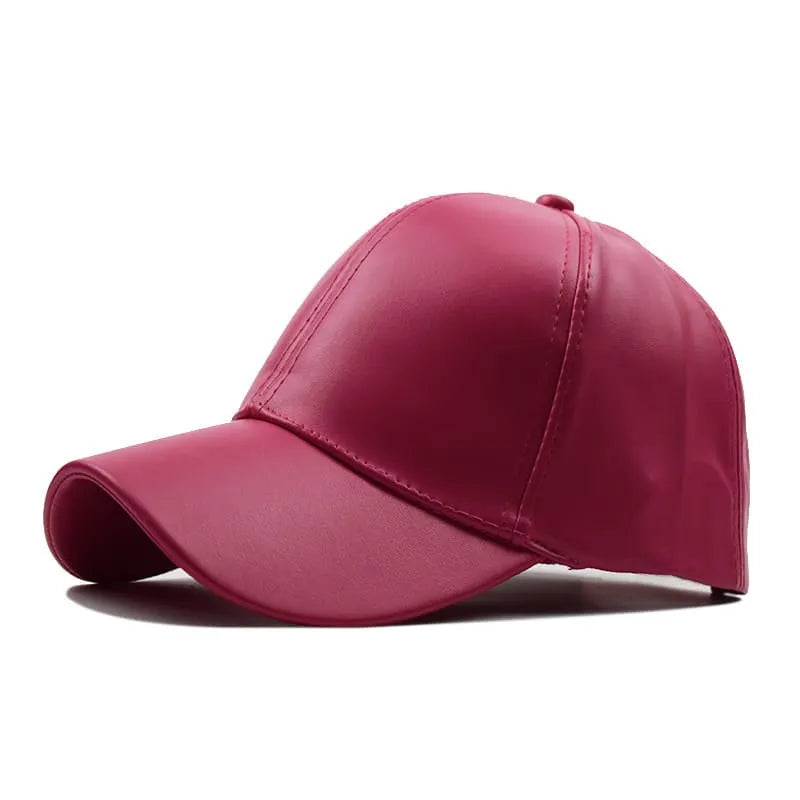 Burbank Vegan Leather Baseball Cap – Adjustable Casual Streetwear Cap