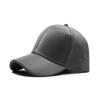 Burbank Vegan Leather Baseball Cap – Adjustable Casual Streetwear Cap
